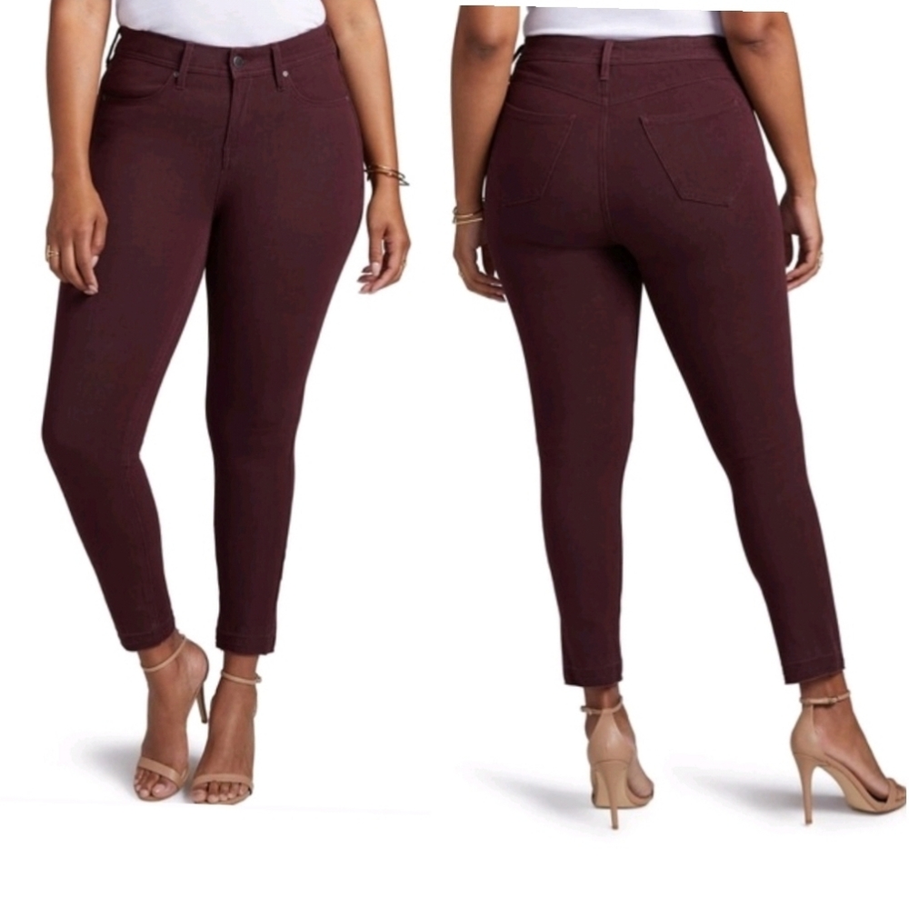 NYDJ Curves 360 Boost Skinny Ankle Jeans Pinedrop